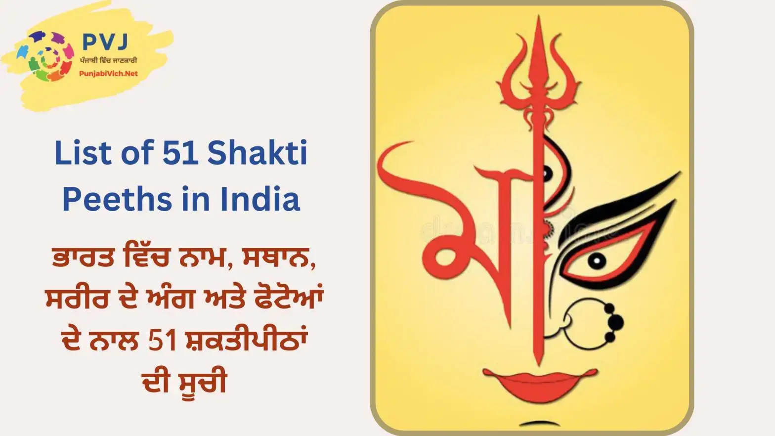 list of 51 shakti peeths in india